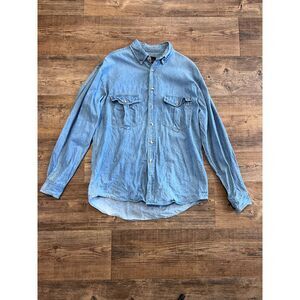 Vintage Denim Button Up Shirt